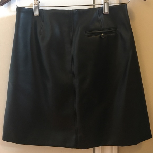 Aritzia Talula Zip Faux Leather Mini Skirt - Picture 4 of 9